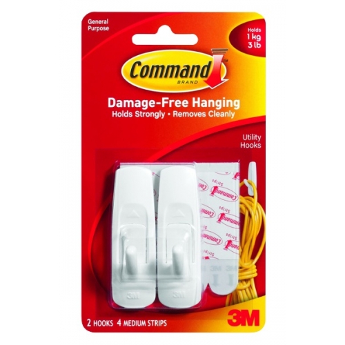 Command Hooks Medium 2 Pk. & Replacement Strips | Hollywood Expendables