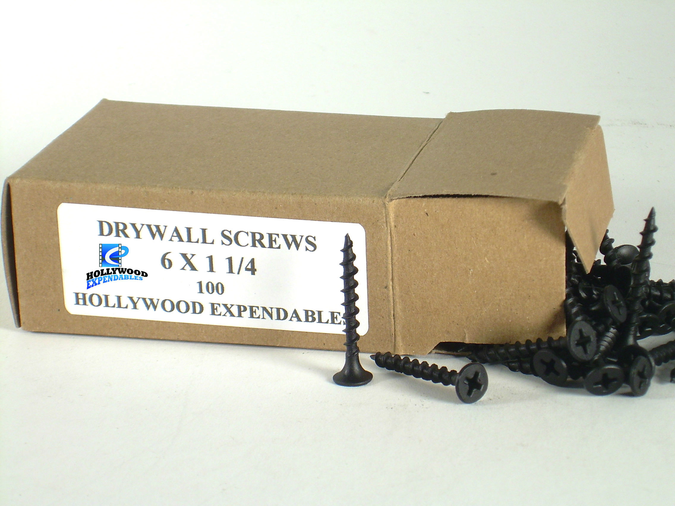 Drywall Screw 6 X 11/4″ 100 Pk. & 5 Lb. Box Hollywood Expendables